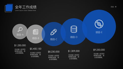 蓝色星空科技商务汇报动态PPT模板 赋能网络技术服务的高效呈现